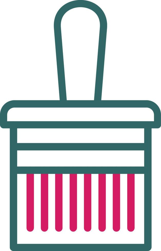 Brush  Line Two Color vector