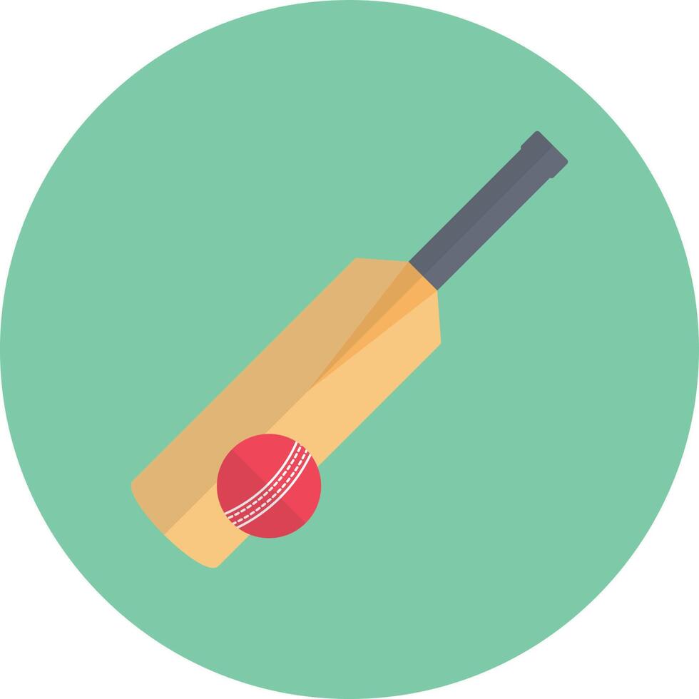 ilustración vectorial de cricket en un fondo. símbolos de calidad premium. iconos vectoriales para concepto y diseño gráfico. vector