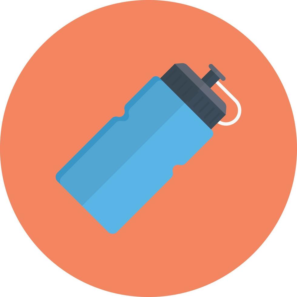ilustración de vector de botella de agua en un fondo. símbolos de calidad premium. iconos vectoriales para concepto y diseño gráfico.