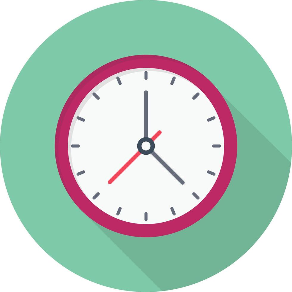 ilustración de vector de reloj en un fondo. símbolos de calidad premium. iconos vectoriales para concepto y diseño gráfico.