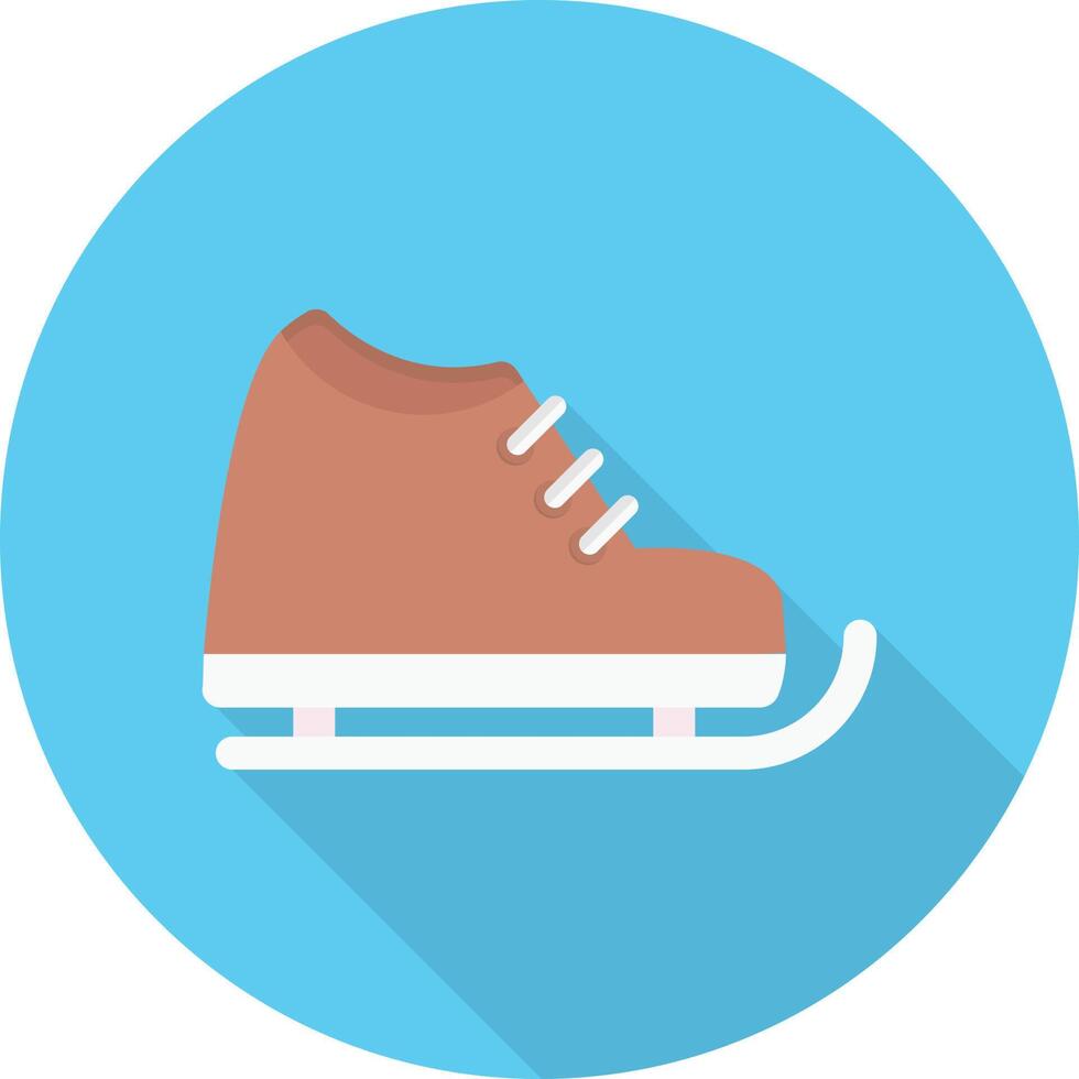 Ilustración de vector de zapato de patinaje sobre un fondo. Símbolos de calidad premium. Iconos vectoriales para concepto y diseño gráfico.