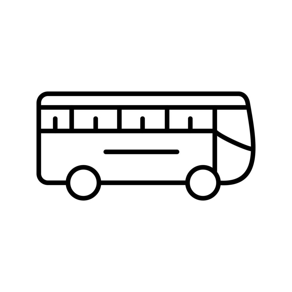 icono de vector de bus