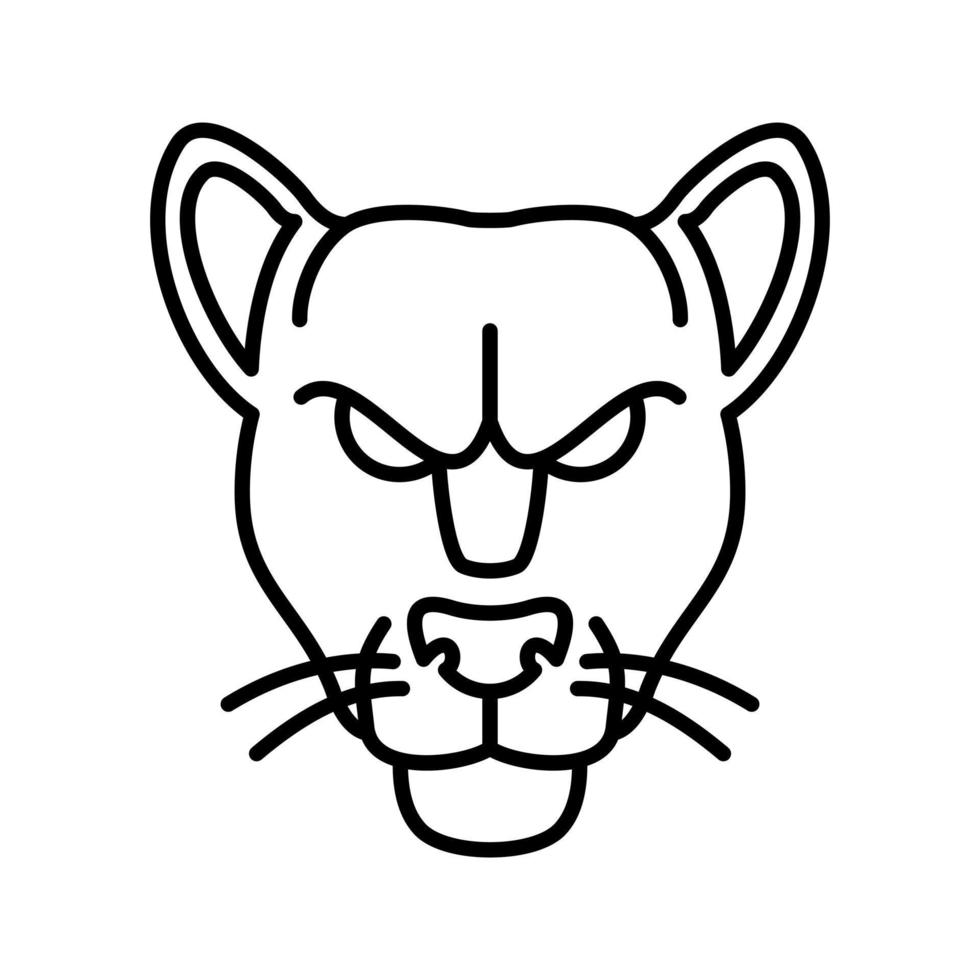 Black Panther Vector Icon