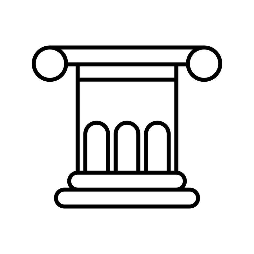 Roman Law Vector Icon