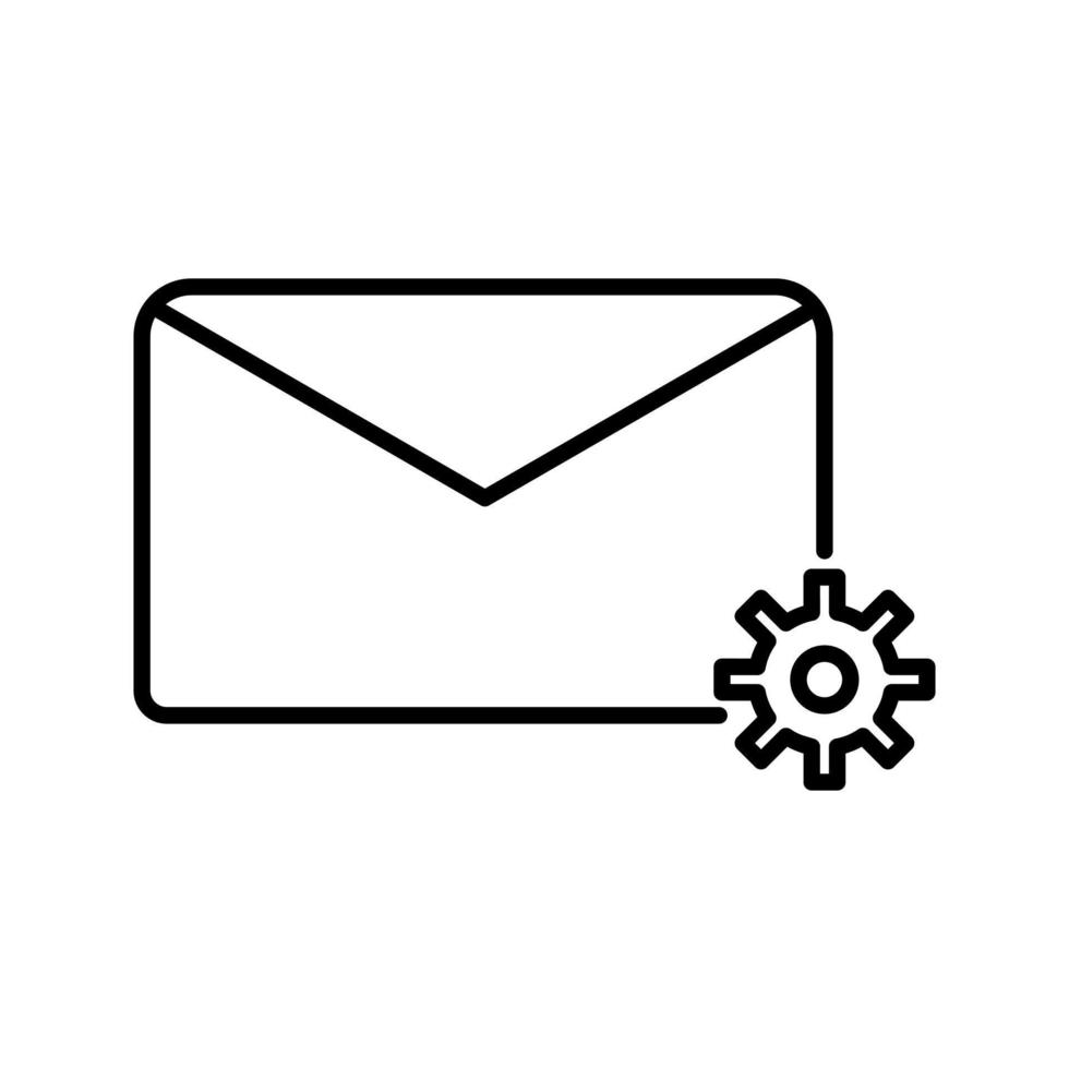 Message Settings Vector Icon