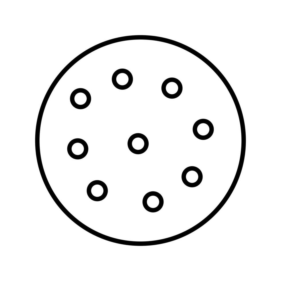 icono de vector de galleta