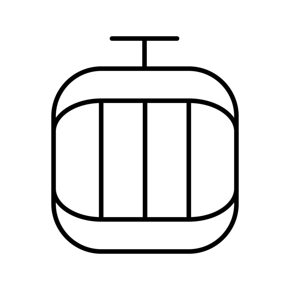 Cable Car Vector Icon