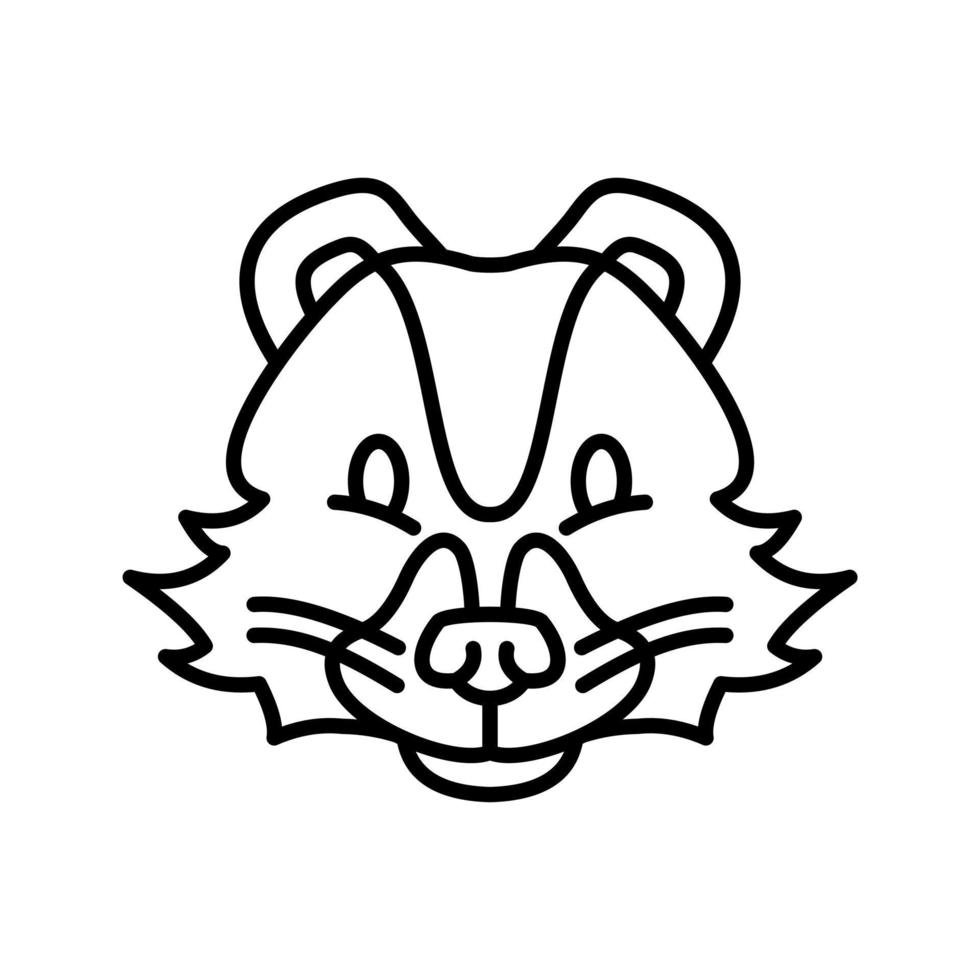 Skunk Vector Icon