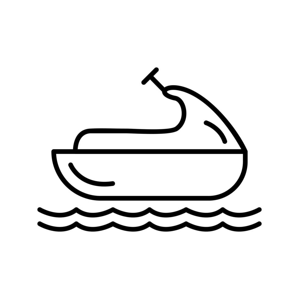 Jet Ski Vector Icon