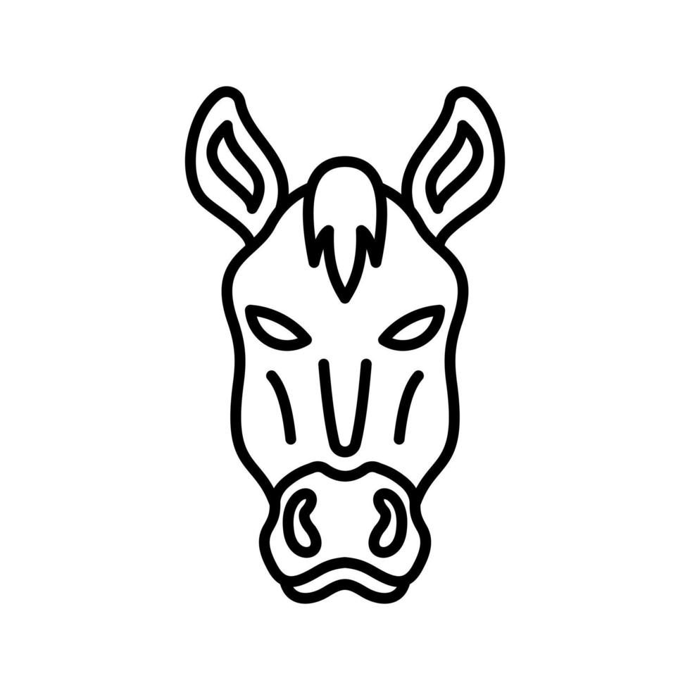 icono de vector de caballo