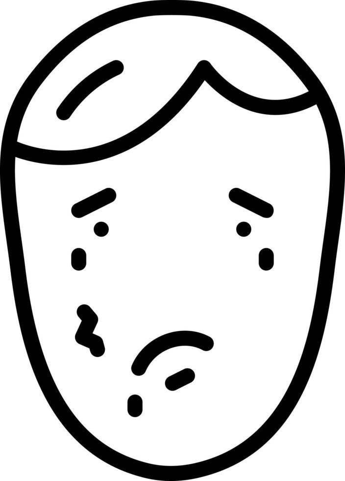 line icon for suspect vector