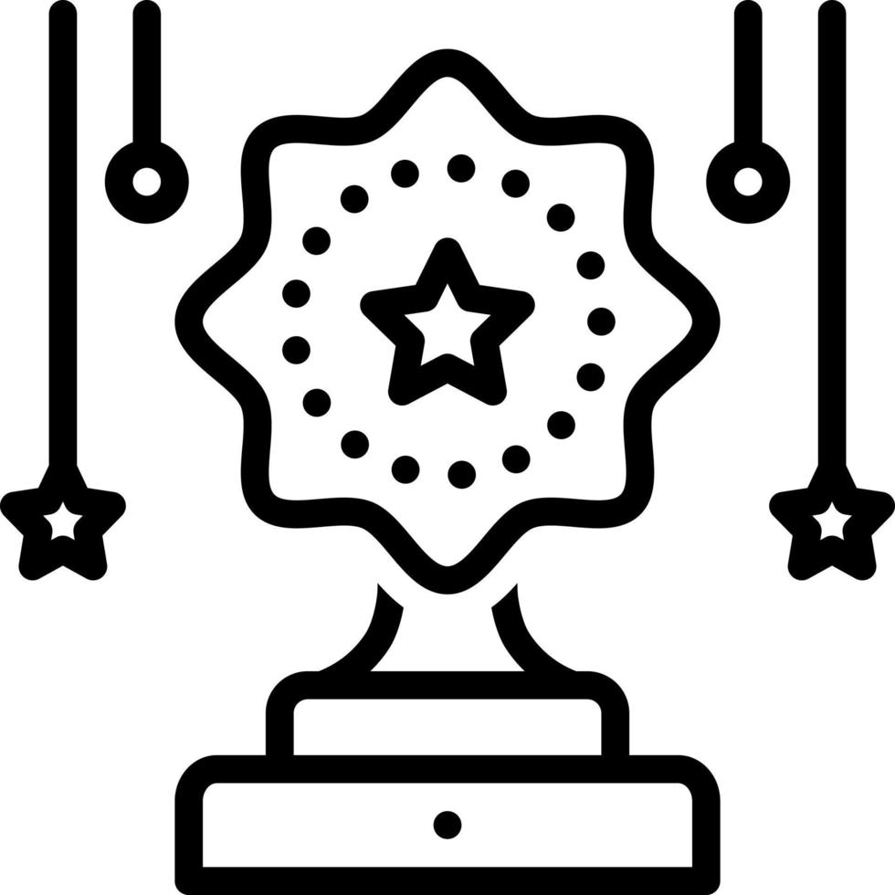 line icon for contest vector