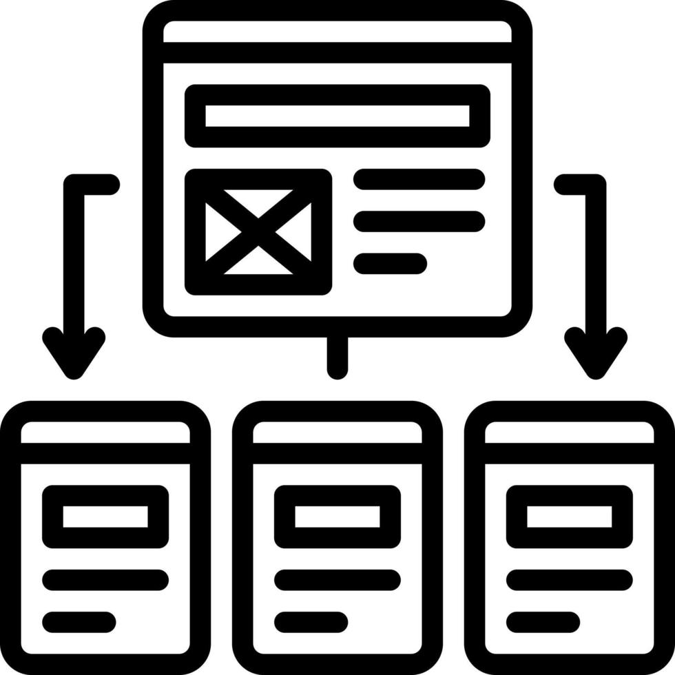 line icon for platform vector