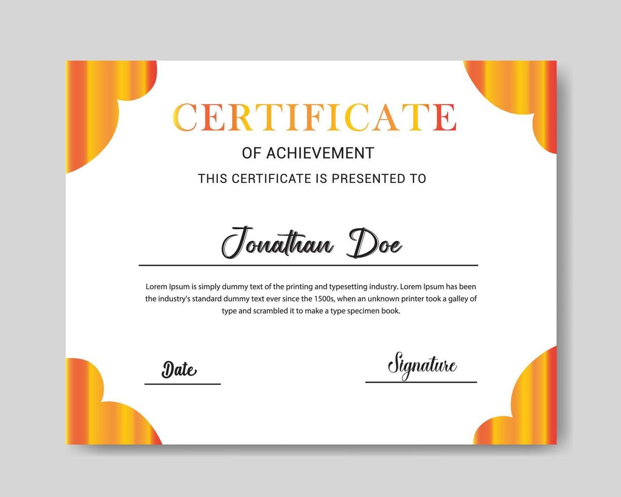 Professional Certificate template,college,diploma certificate template vector