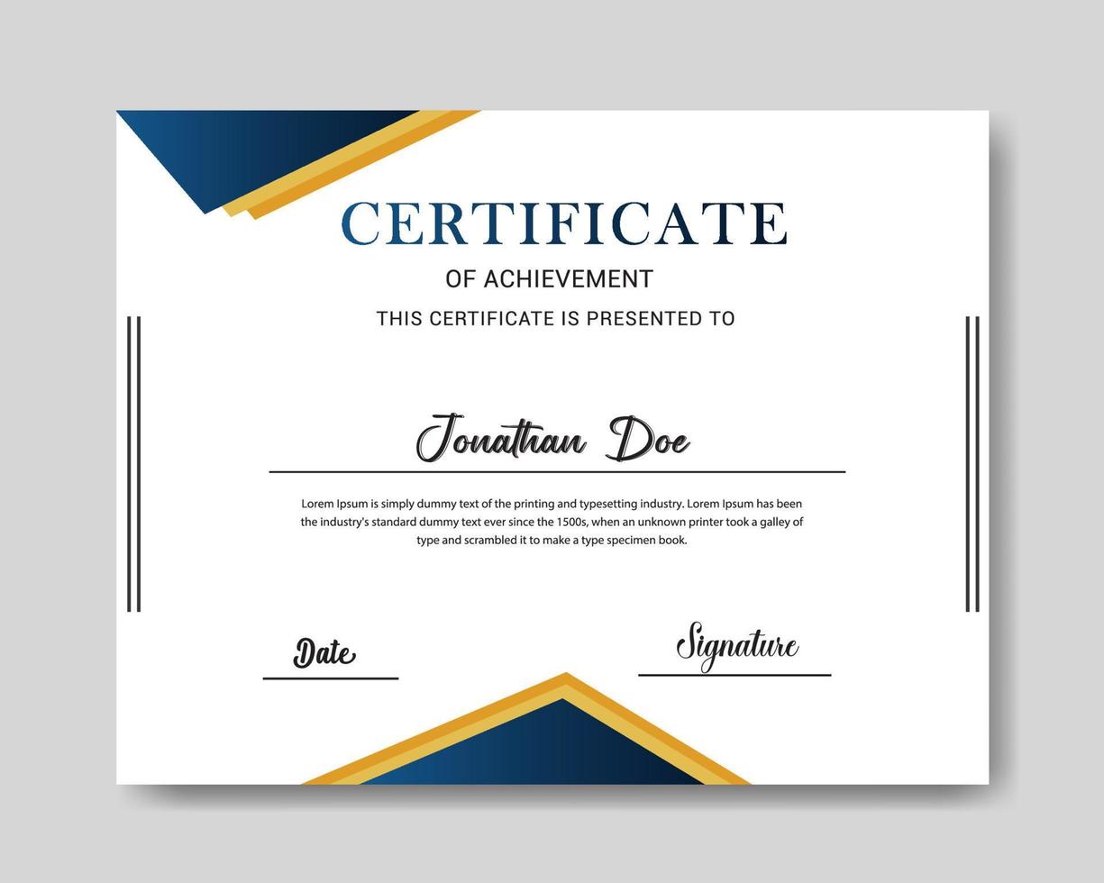 Professional Certificate template,college,diploma certificate template vector