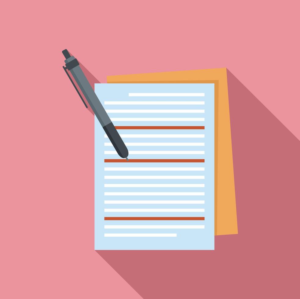 Editor icon, flat style vector
