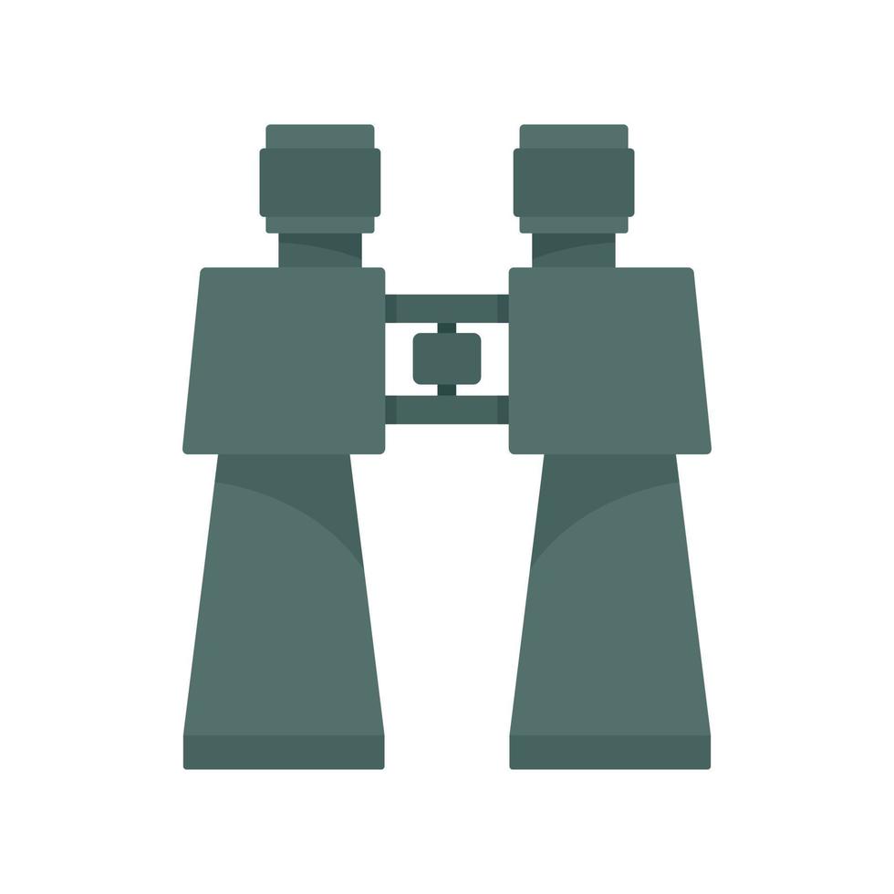 icono de juguete binocular, estilo plano vector