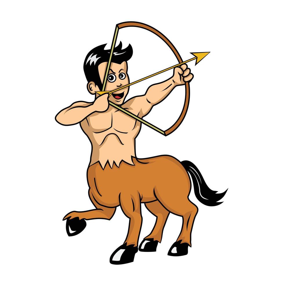 Young Sagitarius Illustration vector