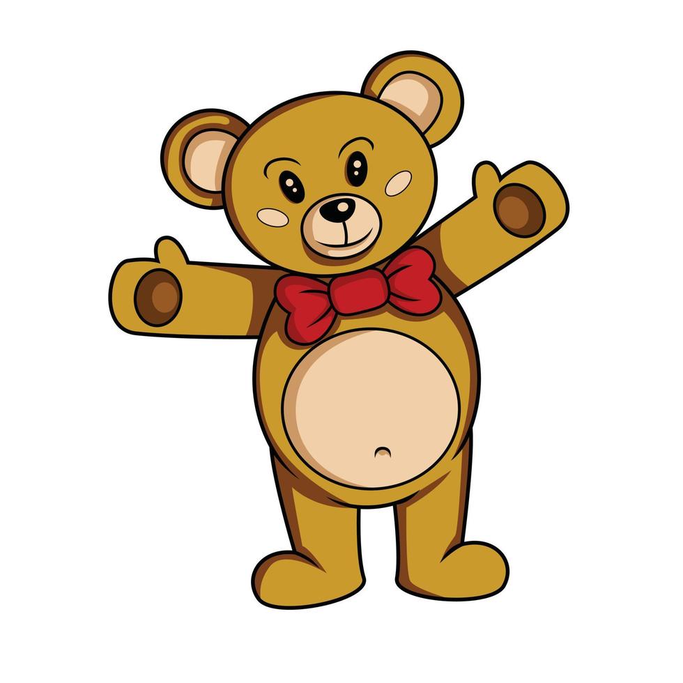 Teddy Bear Illustration vector