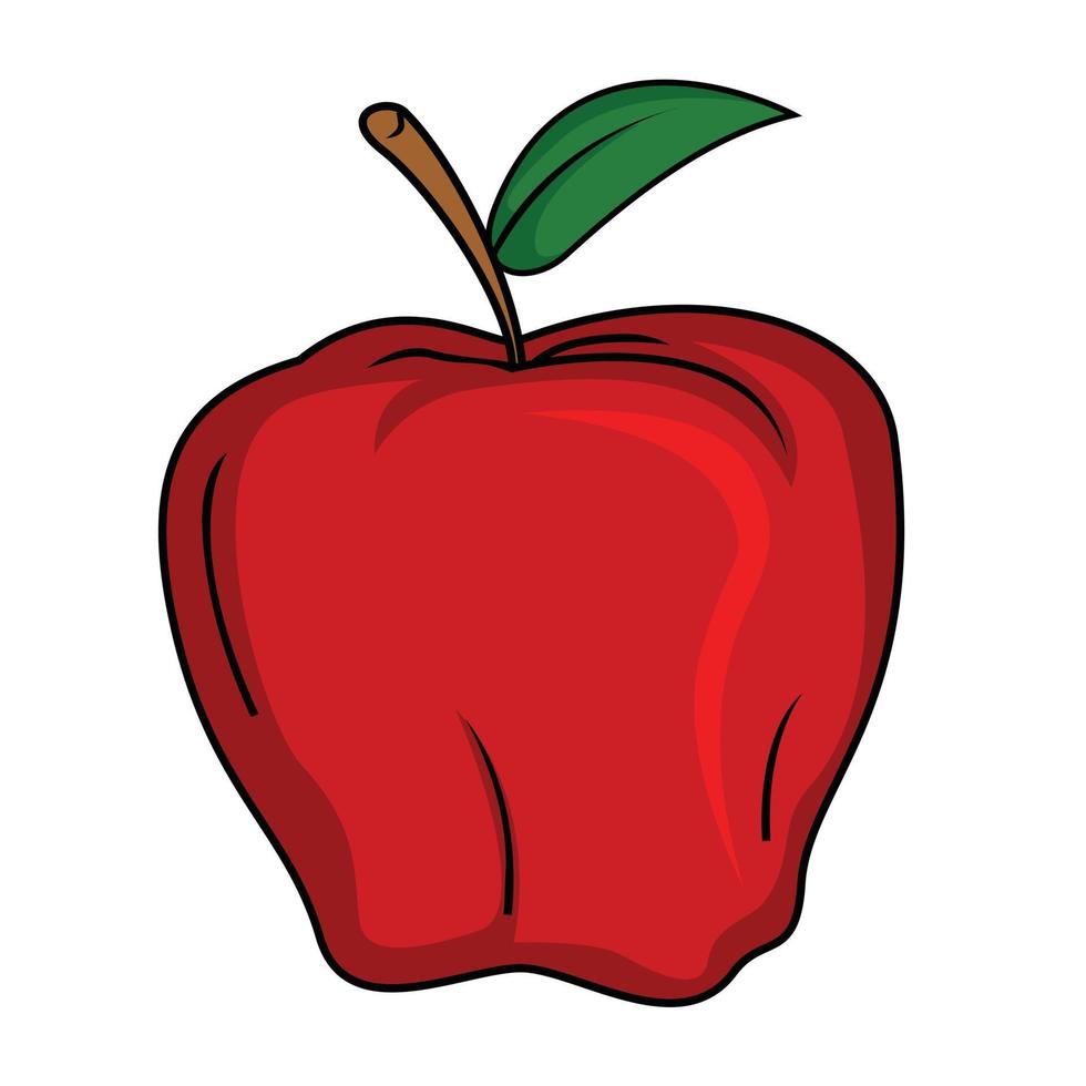 Red Apple Illustration vector