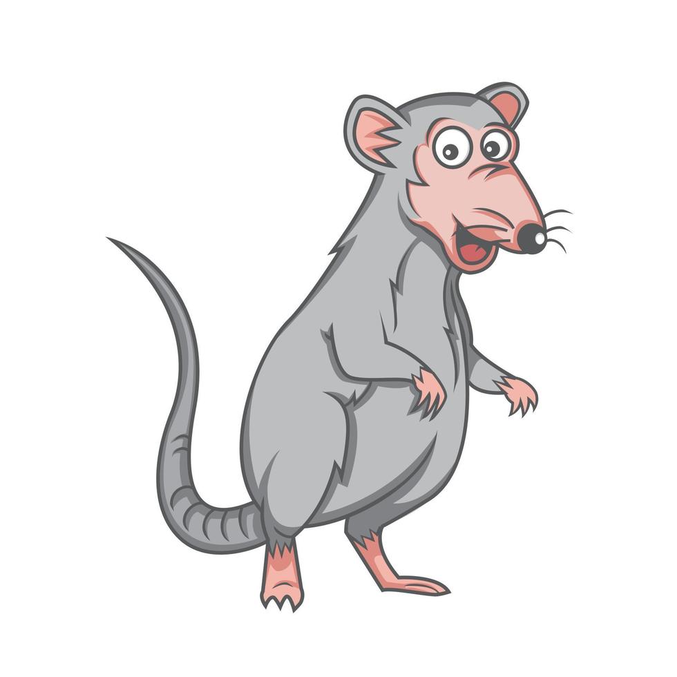 Rat Cartoon Illustration vector