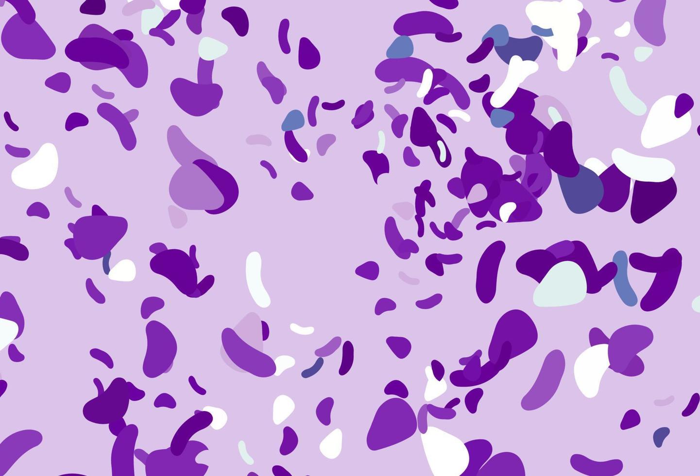 Light purple vector background with abstract forms.