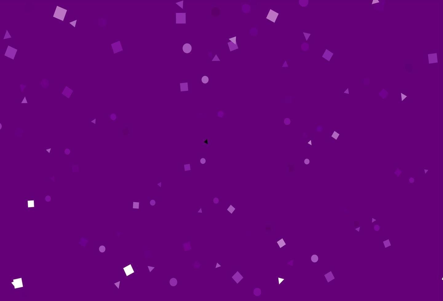 Light Purple vector cover in polygonal style with circles.