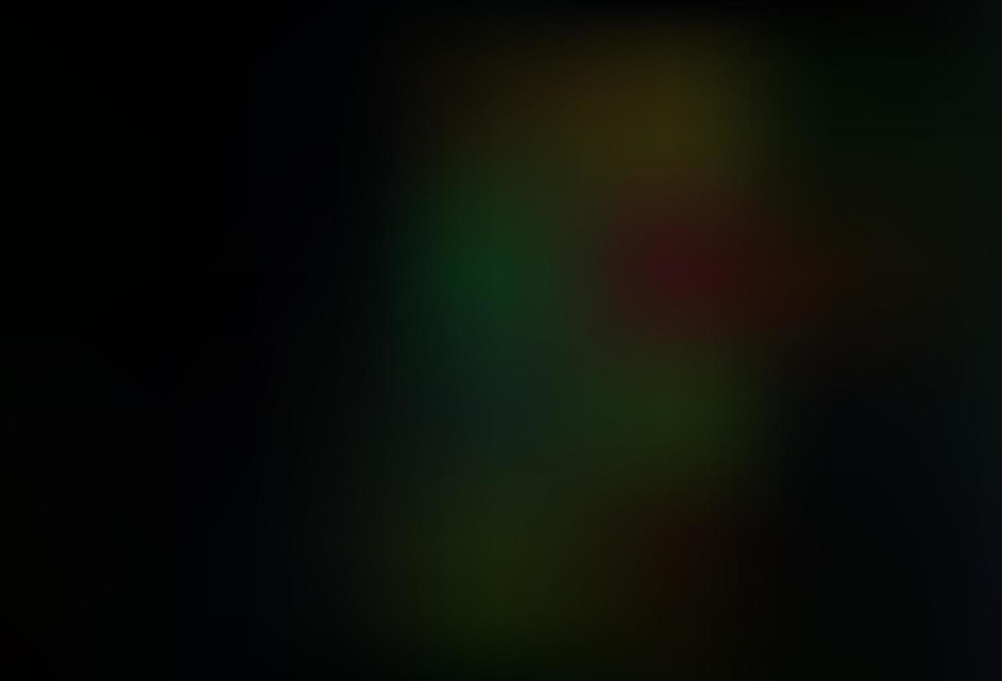 Dark Black vector blurred background.