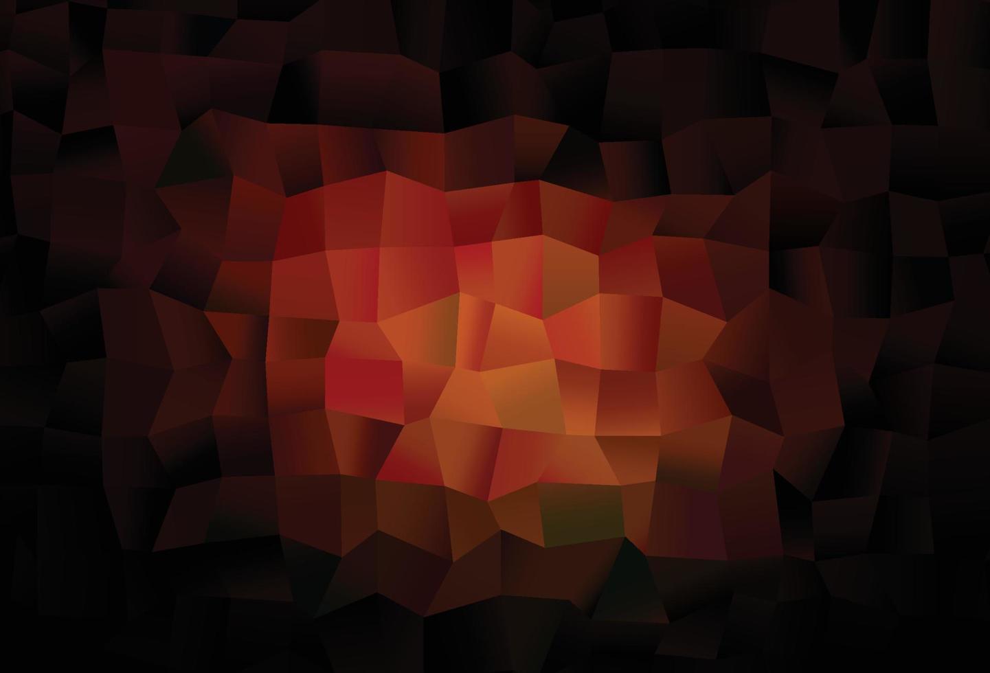 Dark Red vector cover with polygonal style.