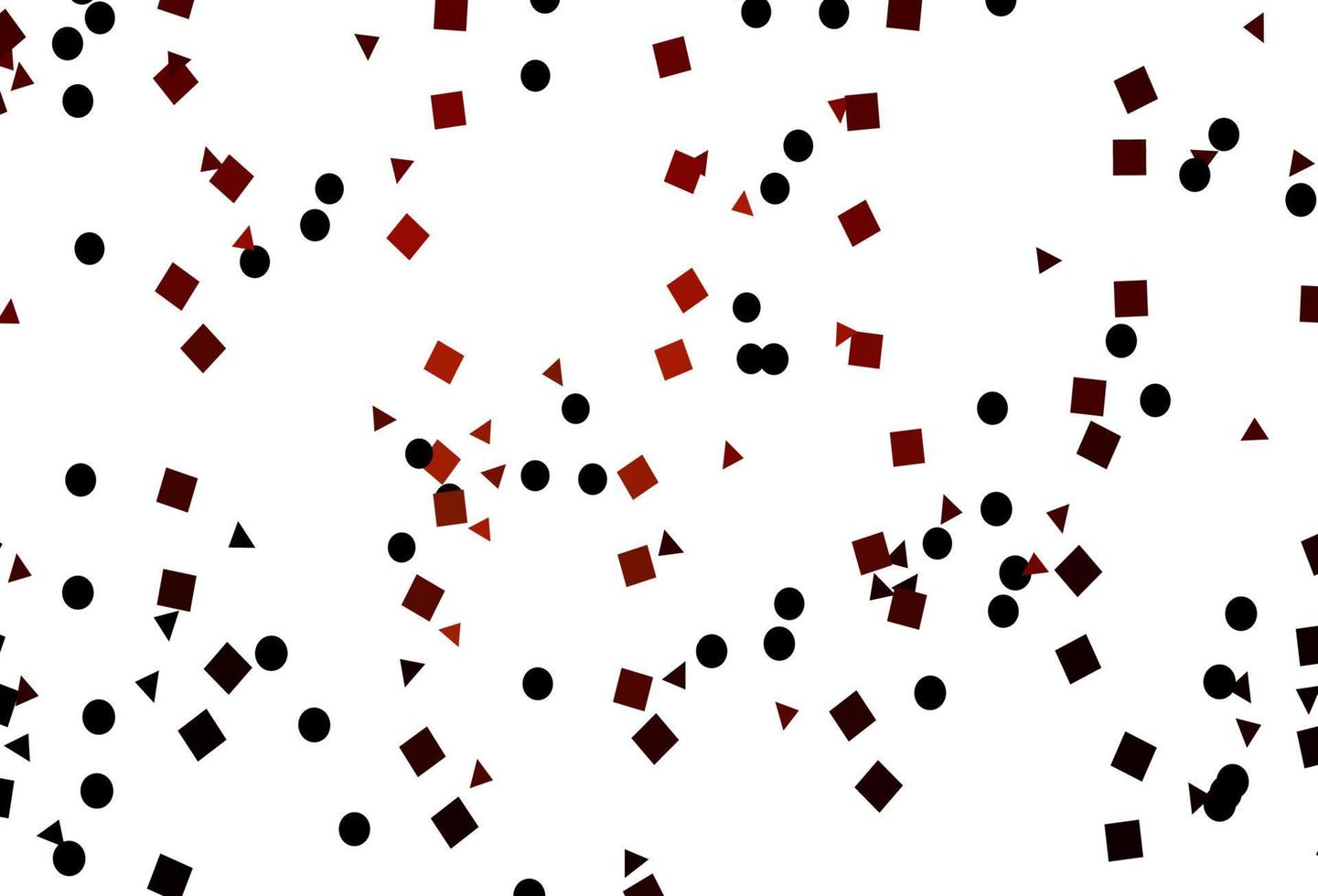 Light Red vector background with triangles, circles, cubes.
