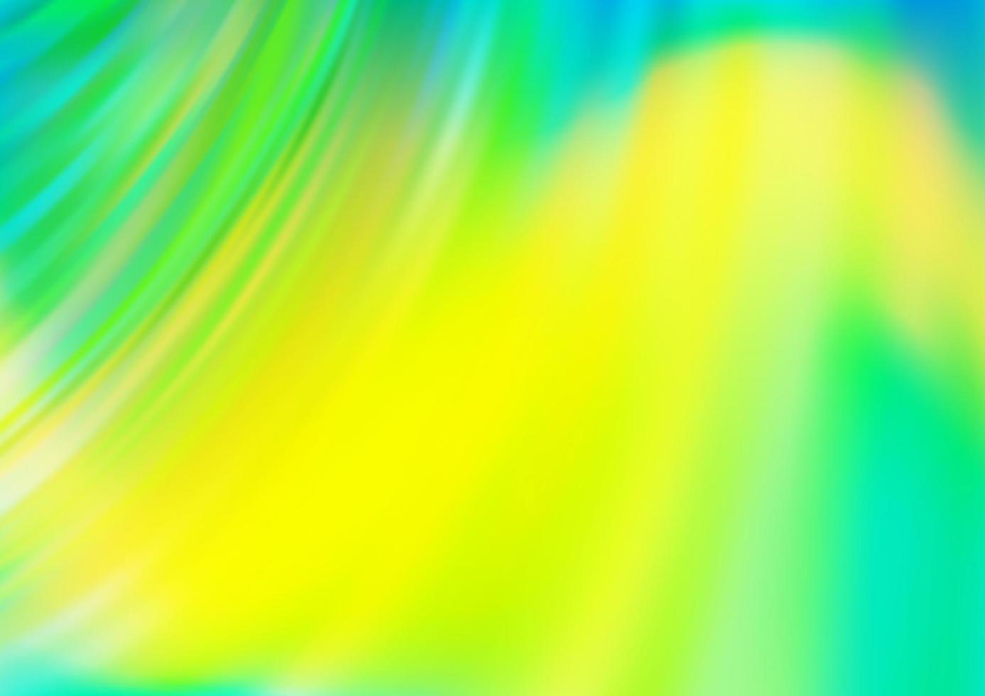 Light Blue, Yellow vector background with liquid shapes.