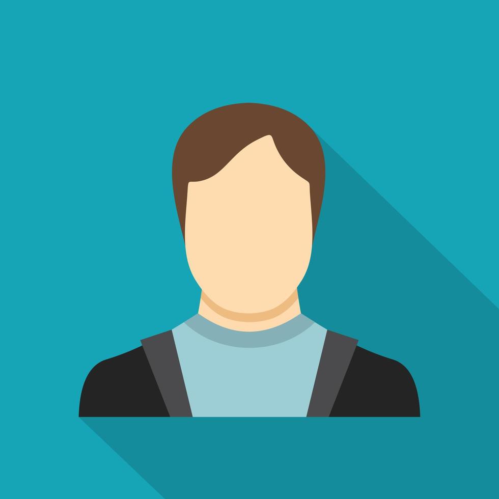 Man avatar icon vector flat