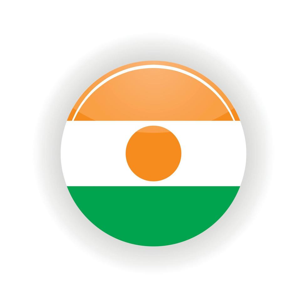 Niger icon circle vector