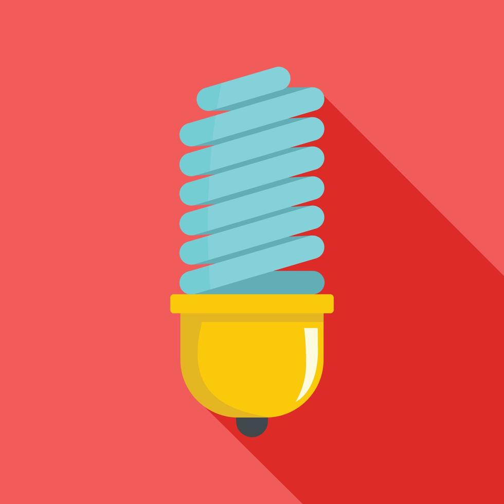 Bulb icon, flat style vector