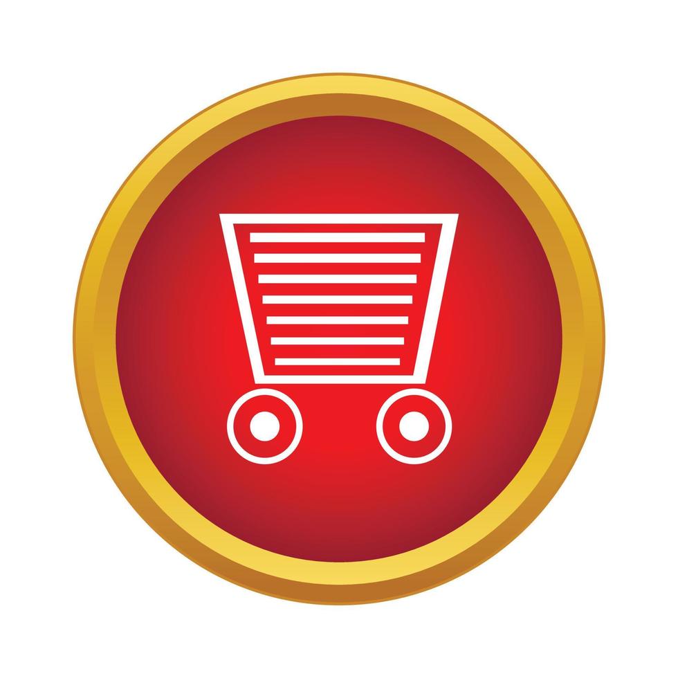 Shopping Cart icon, simple style vector