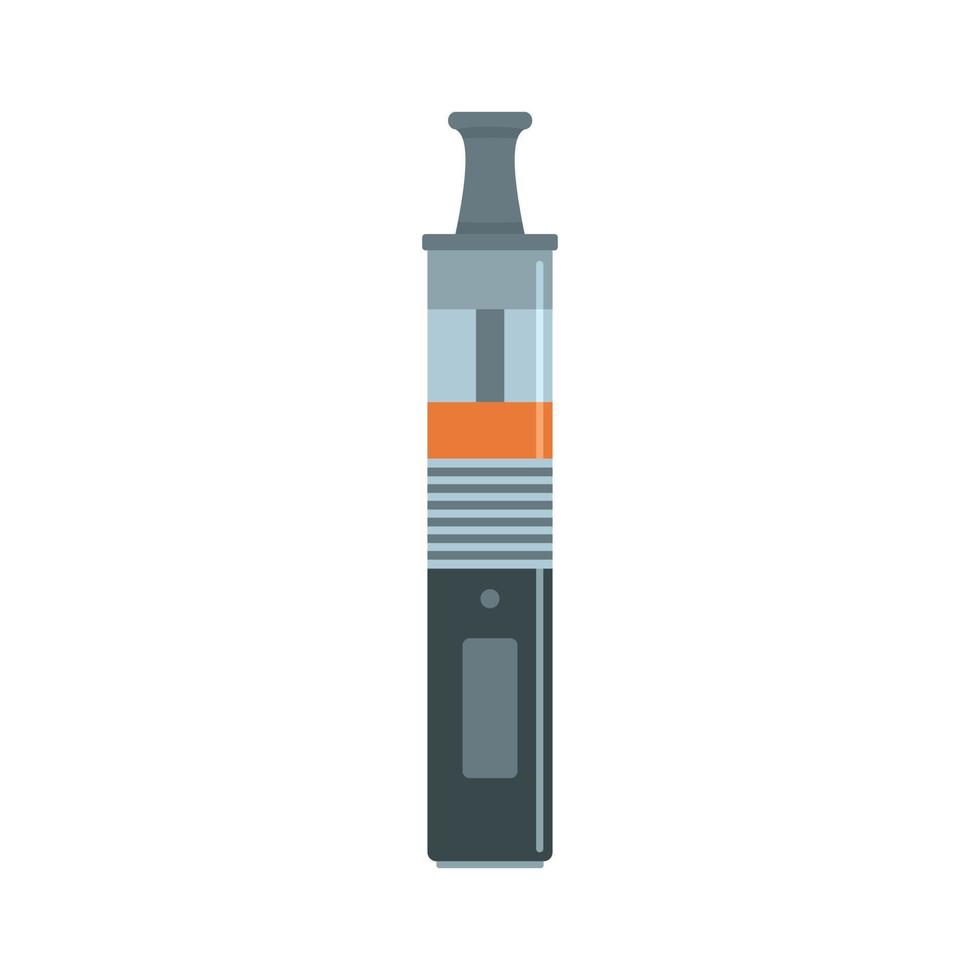 Vaping pen icon, flat style vector