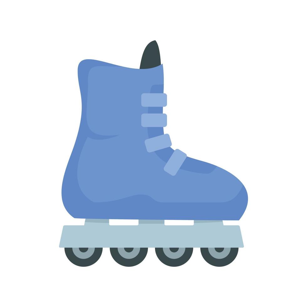 Children inline skates icon, flat style vector