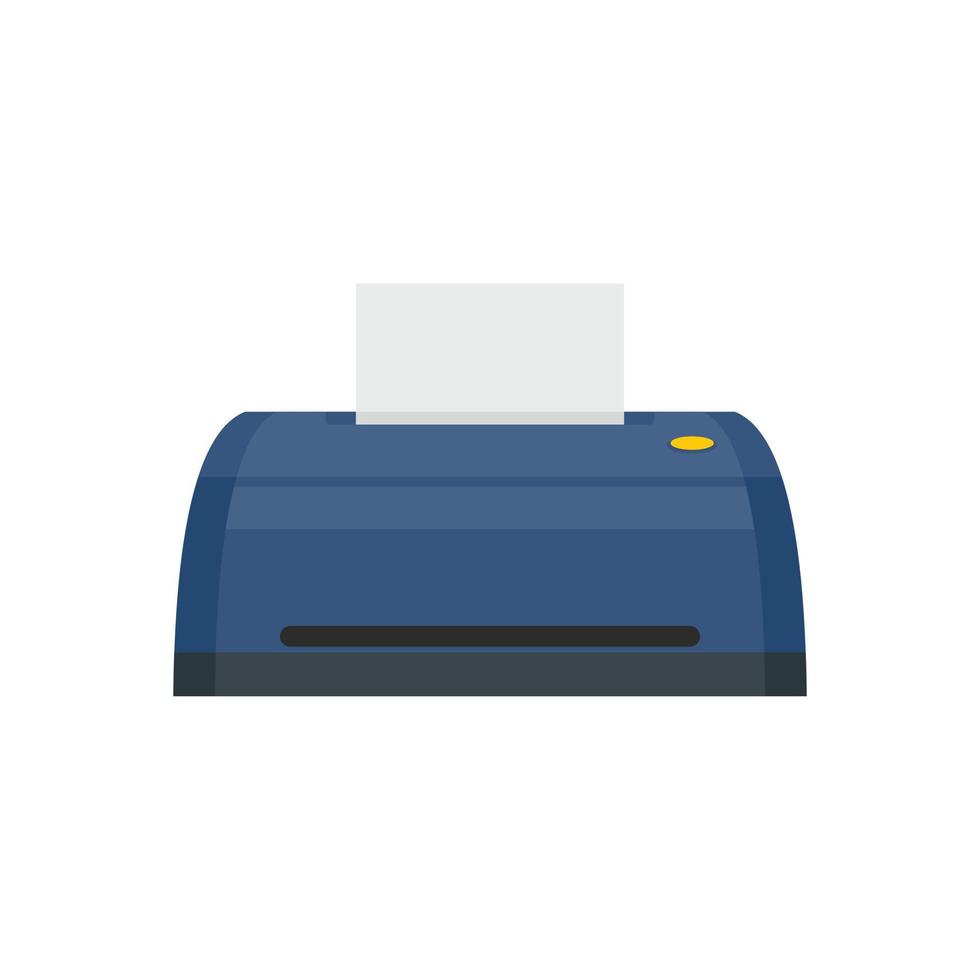 Digital printer icon, flat style vector