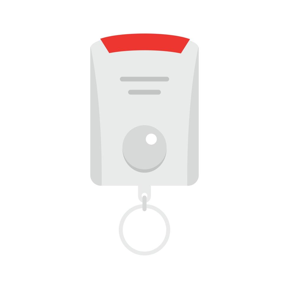 Signal house icon, flat style vector