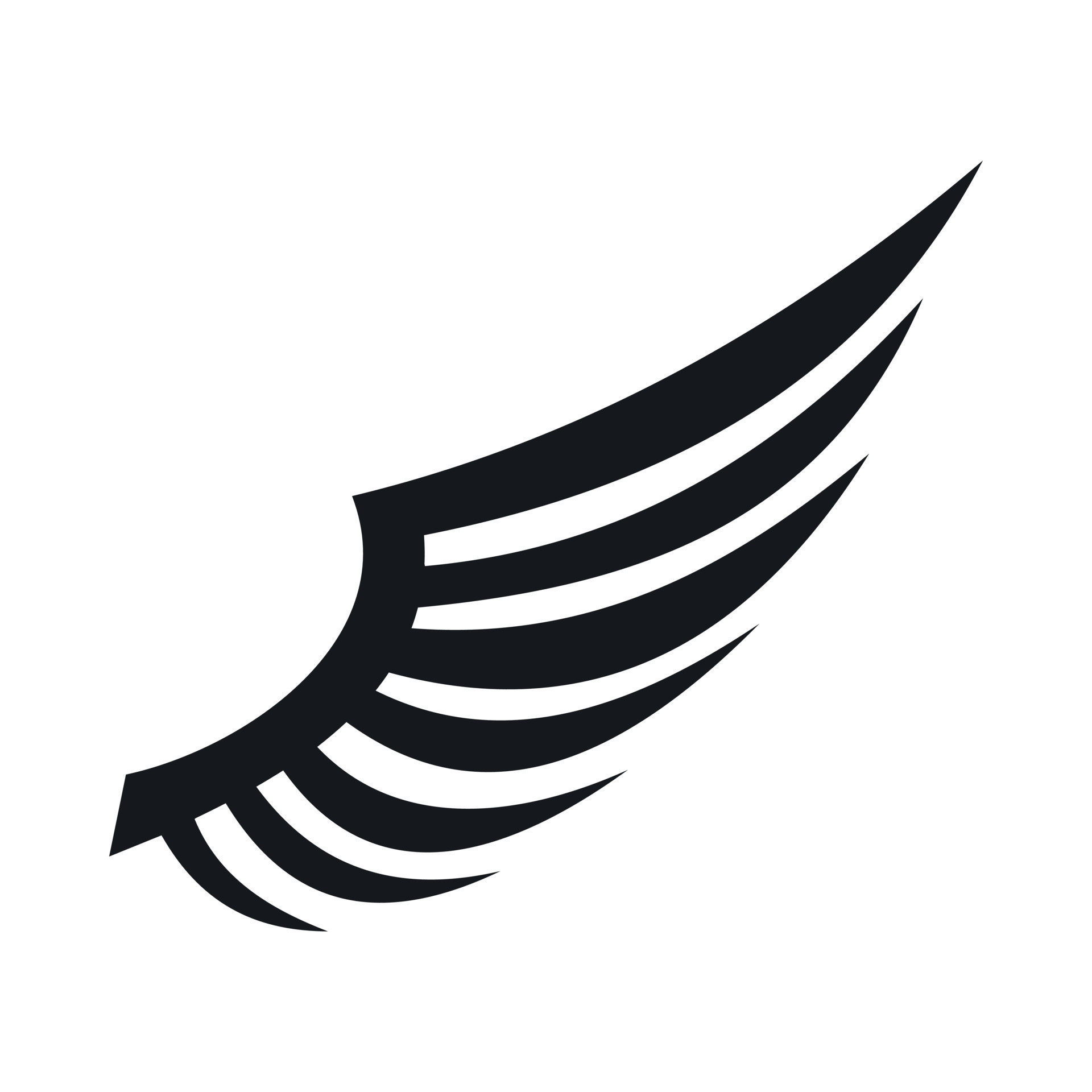 Wing icon, simple style 14487454 Vector Art at Vecteezy