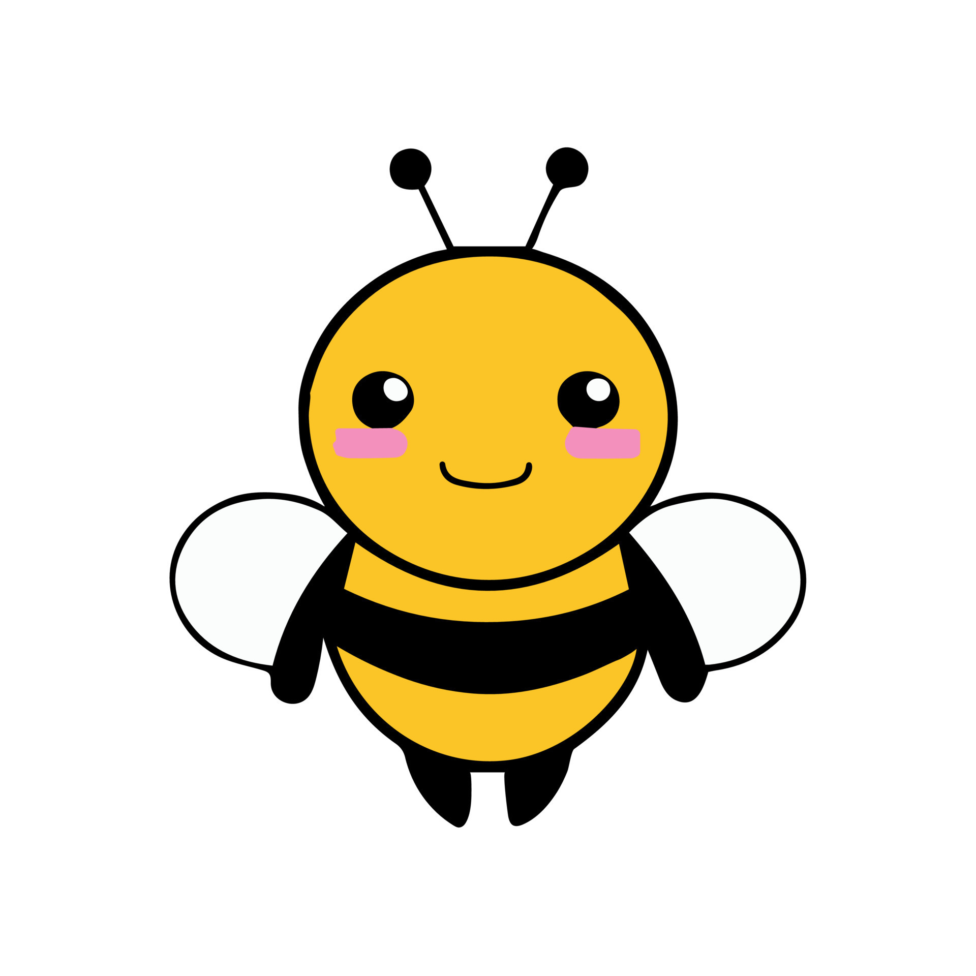 25 Cute Bee Drawing Ideas - How to Draw a Bee - Blitsy