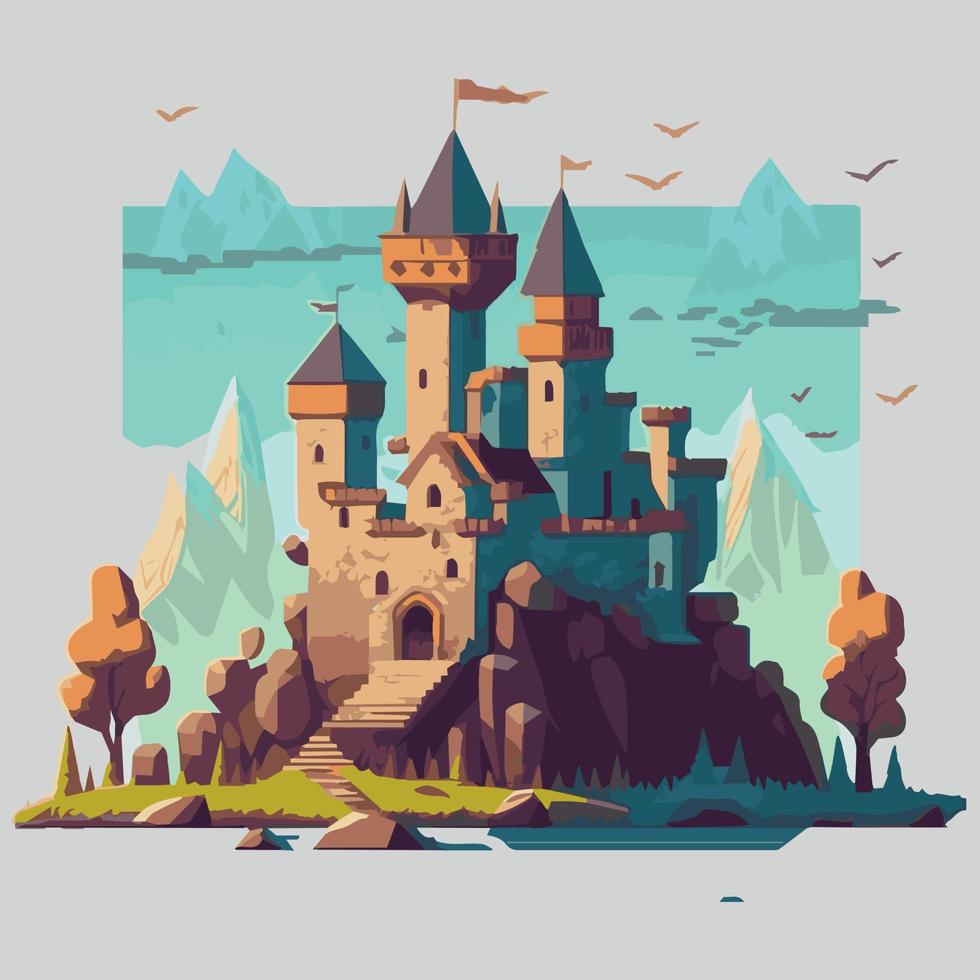 Medieval castle vector illustration. Cartoon doodle of fantasy kingdom. 14487603 Vector Art at Vecteezy Medieval castle vector illustration. Cartoon doodle of fantasy kingdom. 14487603 Vector Art at Vecteezy