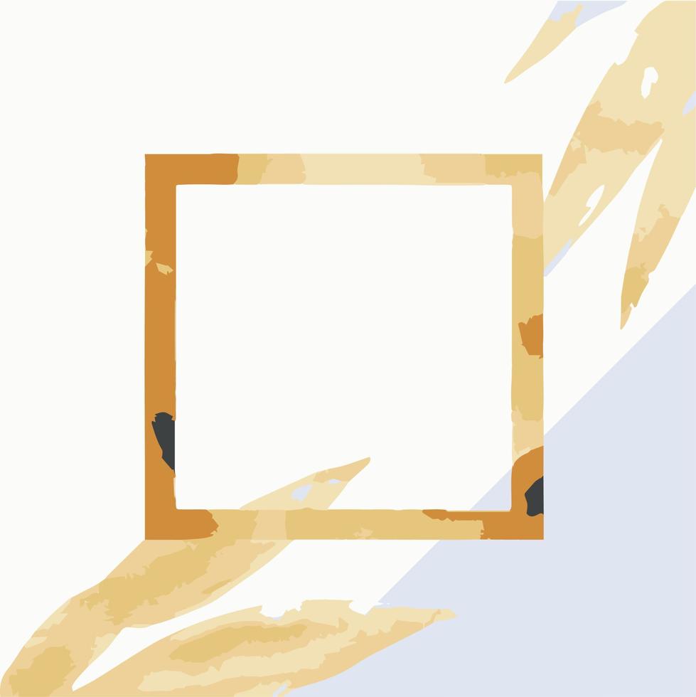 Luxury golden frame. vector