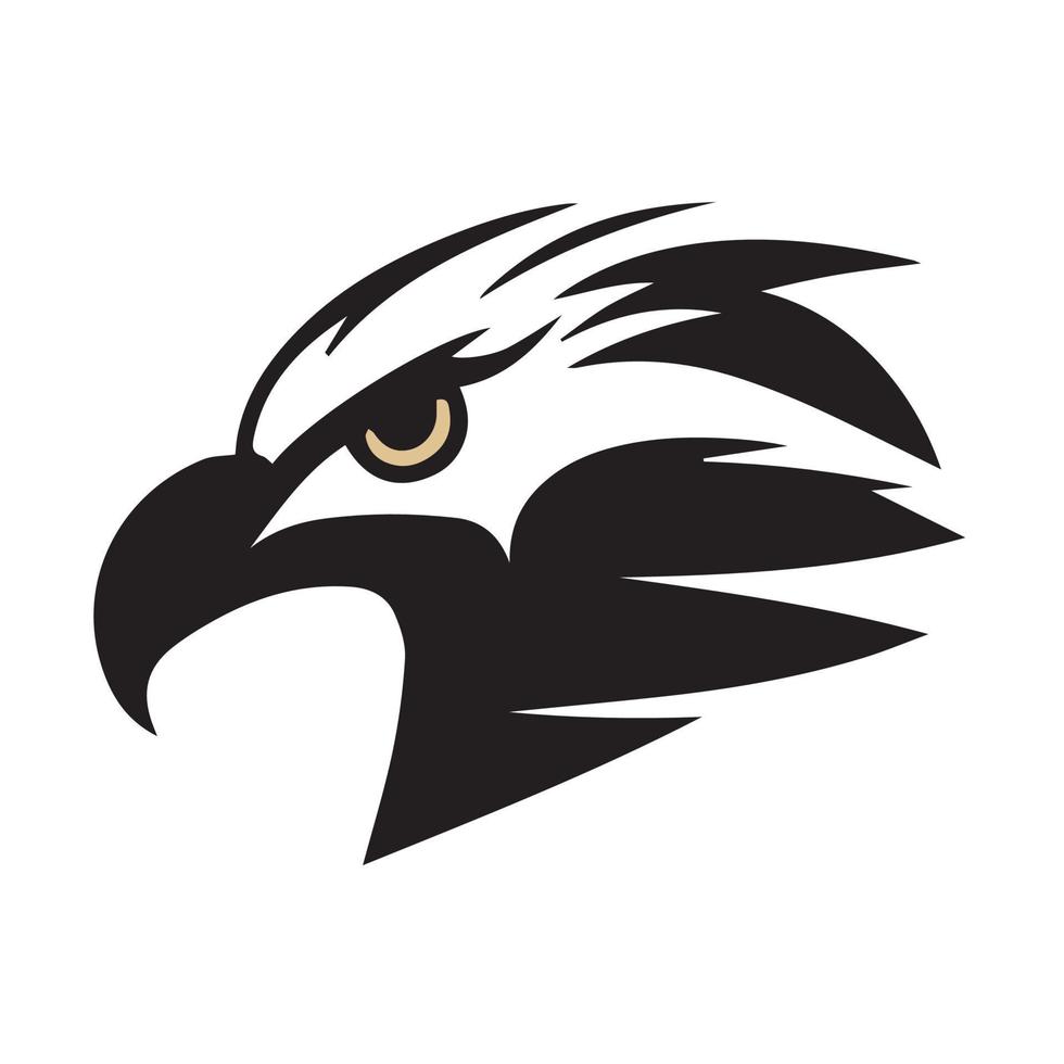 Minimal eagle logo of a clean modern vector symbol of bird