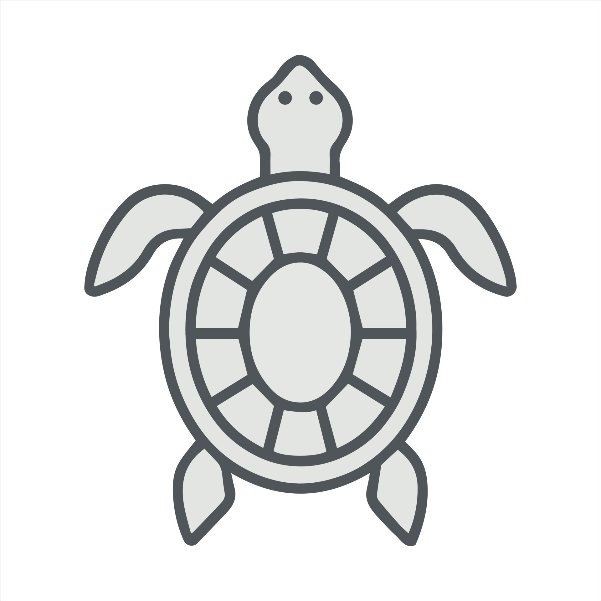 turtle-outline-vector-14487727-vector-art-at-vecteezy