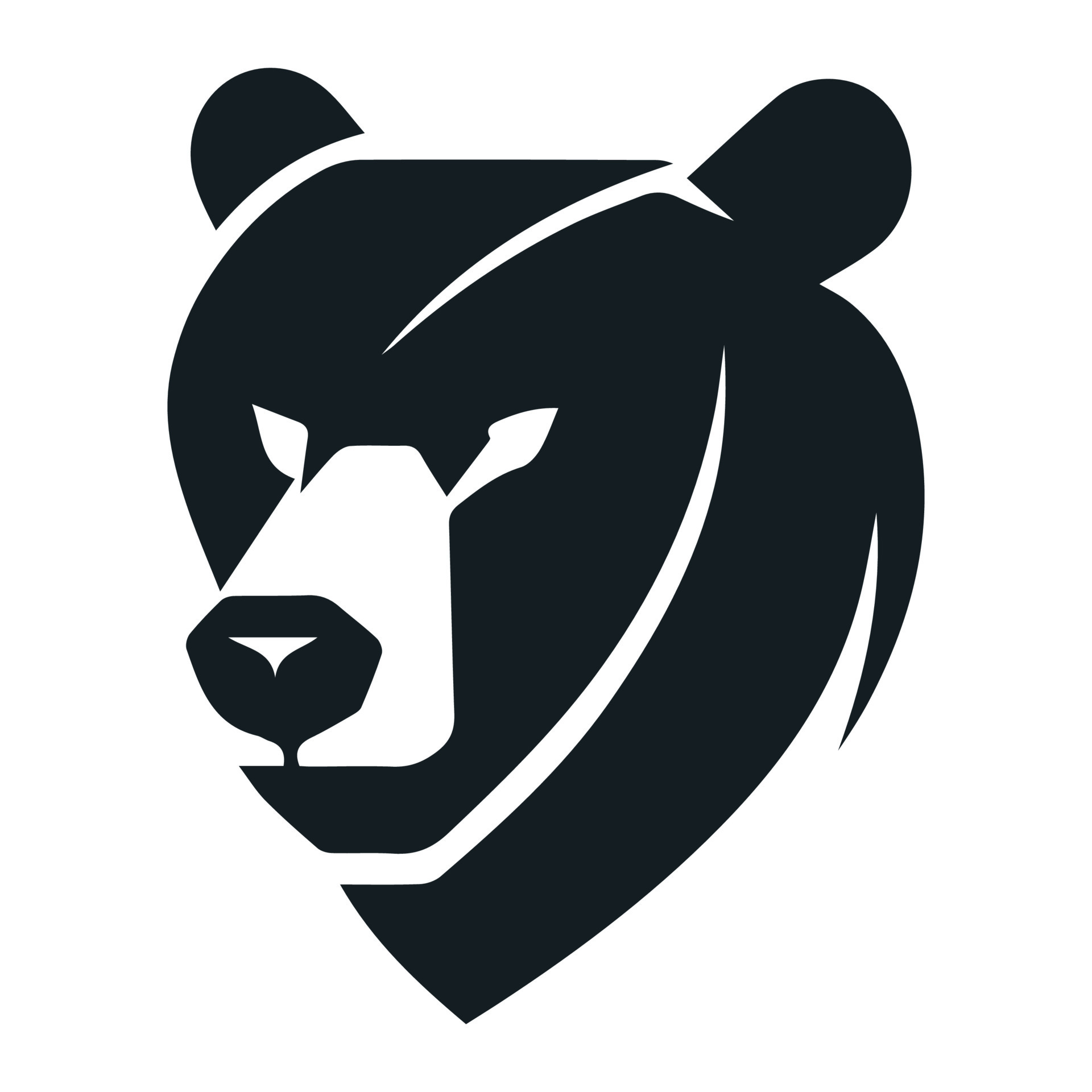 Minimal modern clean bear logo. Simple logo template icon. 14487769 ...