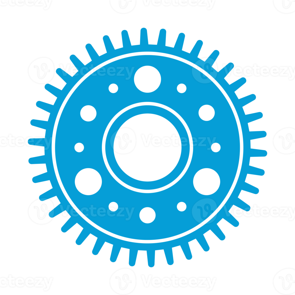 uitrusting wiel icoon. machine uitrusting voor instelling ideeën naar rit bedrijf vooruit door innovatie. png