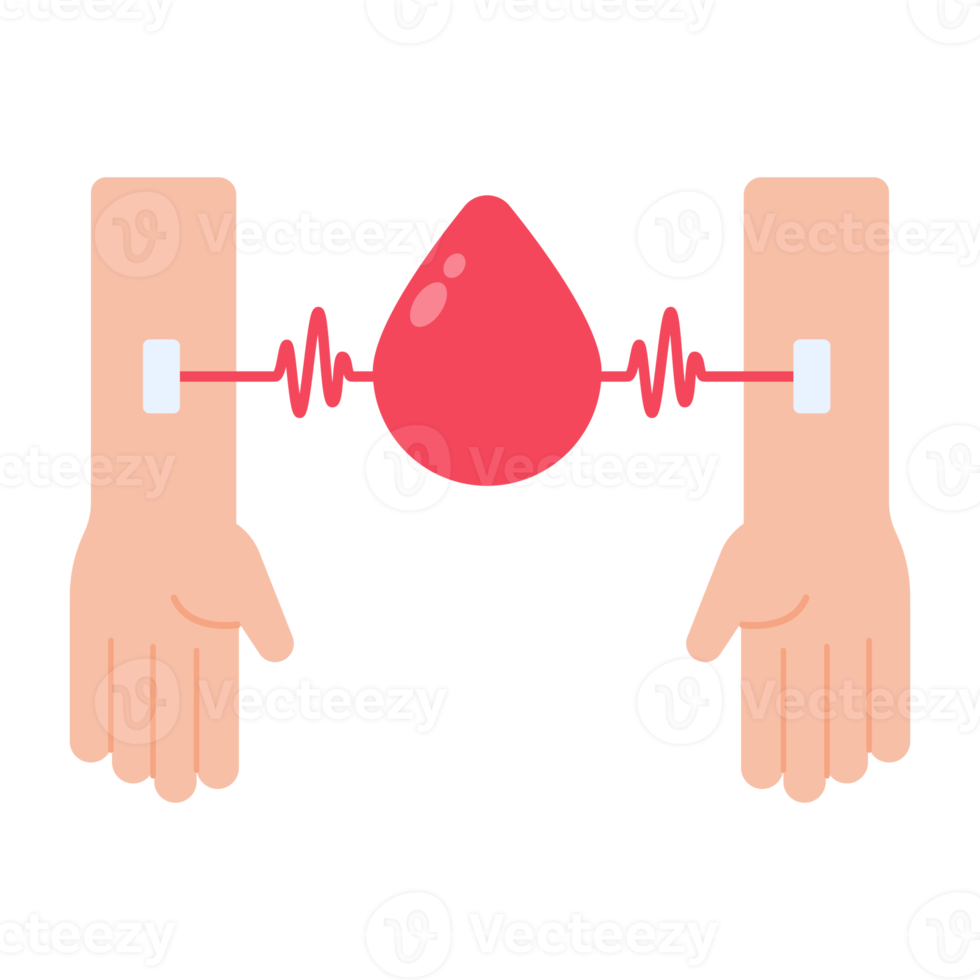 don de sang le concept de sang doit sauver la vie du patient. png