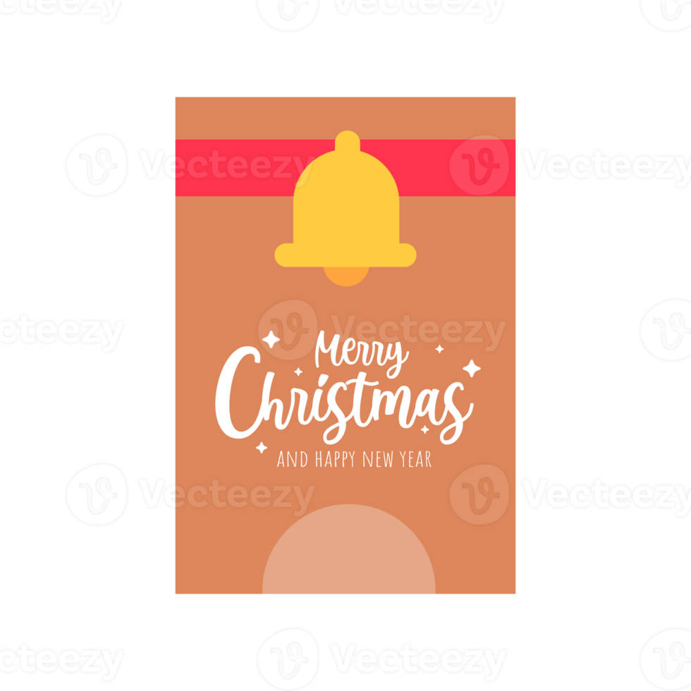 Christmas card. Santa Set Christmas Greeting Card Template. png