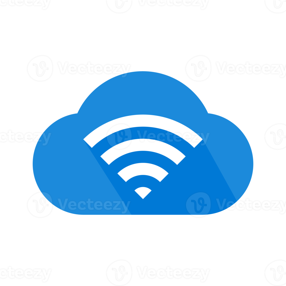 icono wifi. vector de símbolo inalámbrico para la conexión a Internet desde la transmisión del enrutador. png